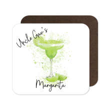 Personalised Margarita Coaster with Splash Effect