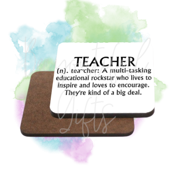 Teacher Coaster - Definition of a Teacher