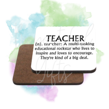 Teacher Coaster - Definition of a Teacher