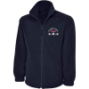 Daisy Healthcare Fleece Jacket with Rainbow Design | Private healthcare Fleece Jacket Embroidered with Name. Custom Outdoor Weather Jacket - Extra Small (XS)