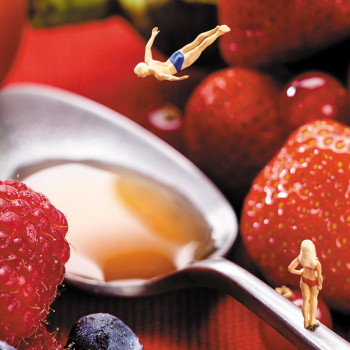 Holy Mackerel Dive right in, a diving themed Minimiam blank greetings card, 150mm square, printed in the UK on board from sustainable sources