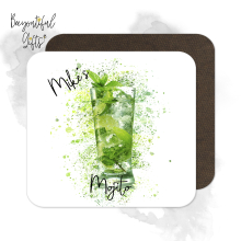 Personalised Mojito Coaster with Splash Effect