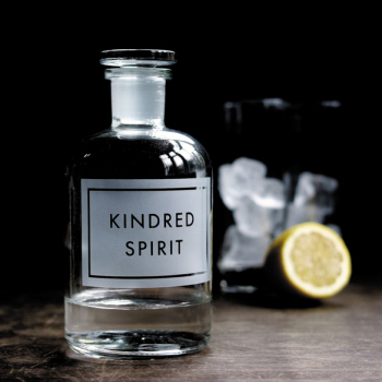 Holy Mackerel kindred spirit retro themed blank greeting card for him or her - designed by Andy Poplar - 15cm square and blank inside for your message