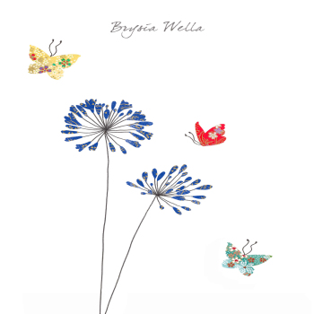 Agapanthus & Butterflies Brysia Wella (Get well soon)