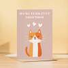 Cute Anniversary Card We're Purr-Fect Together Cute Cat Anniversary Card For Him or Her - Portrait (5x7) / Blank Inside