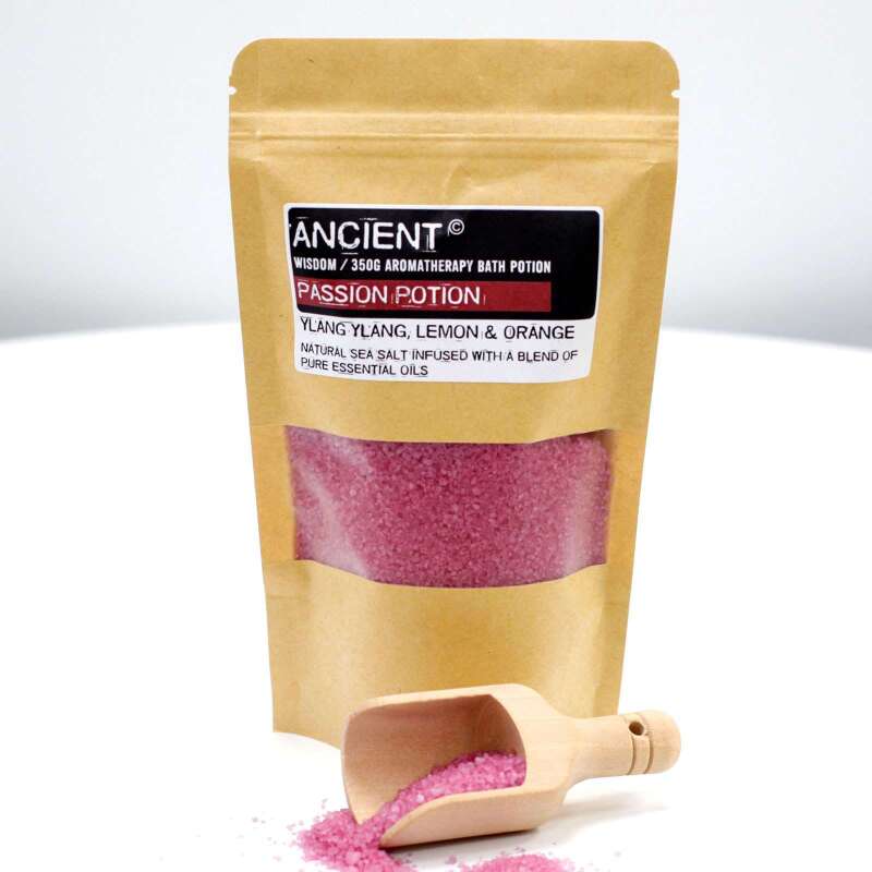 Aromatherapy Bath Potion in Kraft Bag 350g – Passion