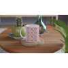 Polygon Pattern Mug - Ceramic White