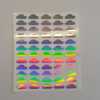 Holographic, White or Silver Cloud Stickers 100 in a set - Holographic