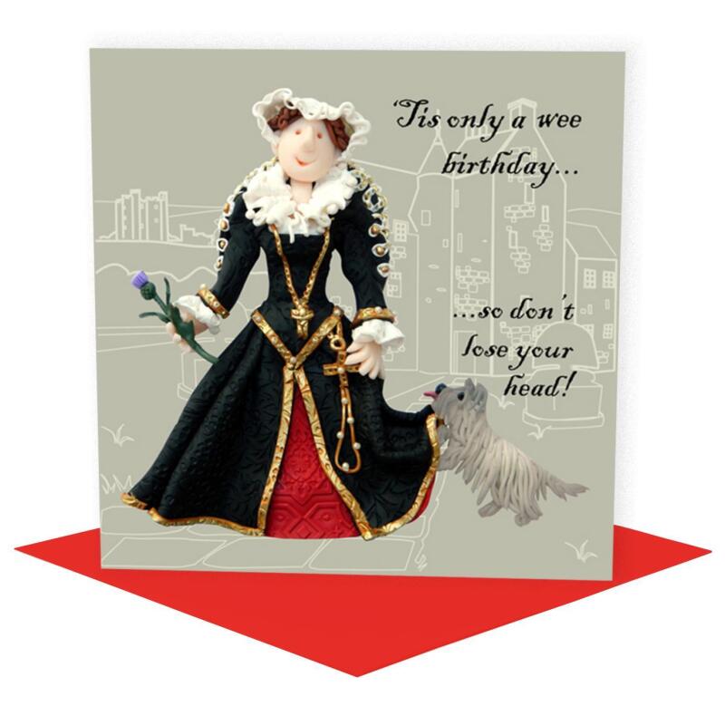 Scottish History Birthday Card Pack - 5 Cards - Polymer Clay Art by Erica Sturla - Scottish Gift UK