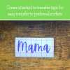 Personalized Name Vinyl Decal: Custom Kids Room Door Sign - 6cm - Light Pink - C1