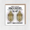 Here's a pair of knockers you can stare at without getting a slap funny, rude, breasts, boobs, tits, anniversary card Size A6/A5/A4/Square - A6: Single card