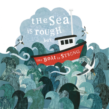 The Boat is Strong Greetings Card by Lisa Berkshire