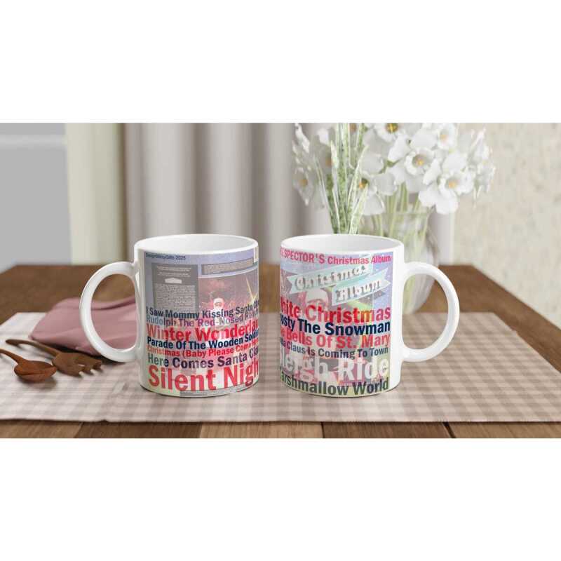 Phil Spector Christmas Album Track Mug - Ceramic White