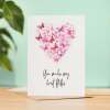 Anniversary Card for Her Anniversary Card for Wife Anniversary Card For Husband Boyfriend or Girlfriend Butterfly Heart - Portrait (5x7) / Blank Inside