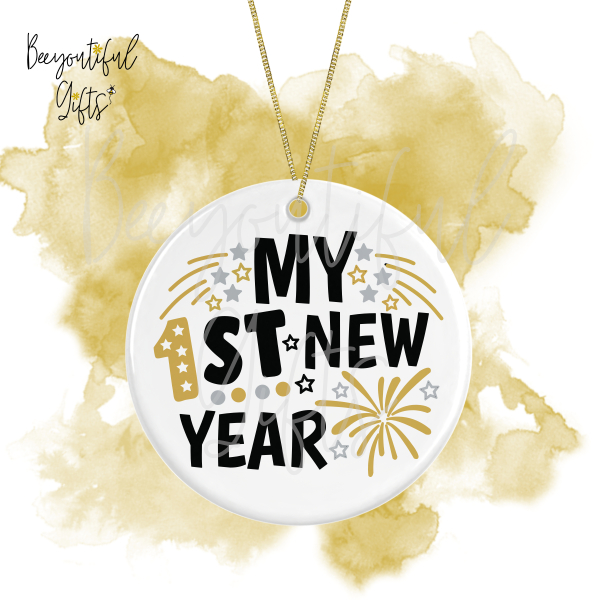 New Year Ceramic Decoration - My 1st New Year