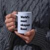 Personalised Boss Mug - Funny - For Him or Her - Customised Gift Ideas for your Manager or Yourself - For Christmas, Birthdays, Secret Santa