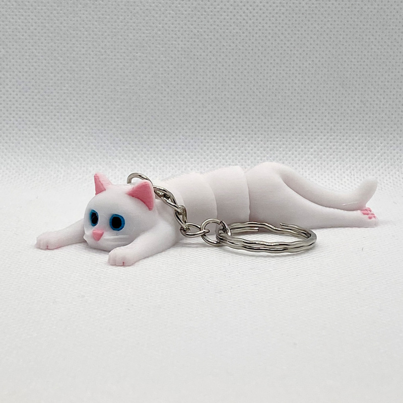 Cat Keyring - Black