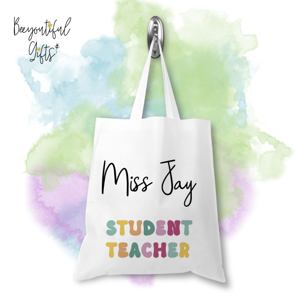 Personalised Teacher Tote Bag - Groovy Teacher