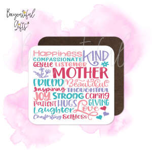 Mother's Day Coaster - Mother's Day Subway Art