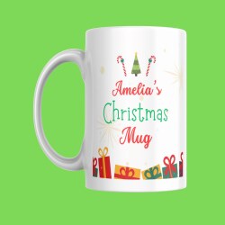 Personalised Christmas Mug For Her or Him - Cute Tea or Coffee Mug for yourself or your friend or family this Xmas - Perfect Secret Santa