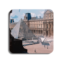 Louvre - Paris | Global Artwork Wooden Coaster