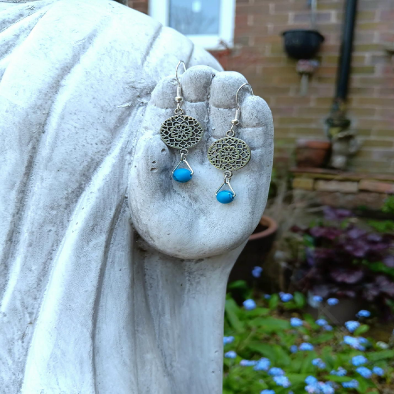 Turquoise Earrings - Protection