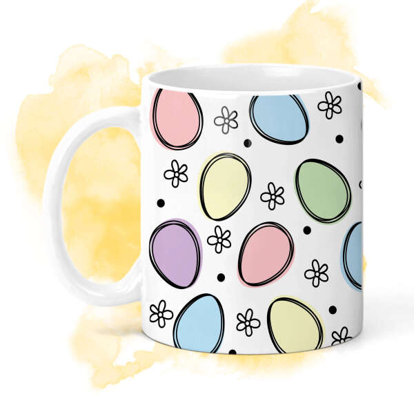Easter Ceramic Mug - Easter Egg Full Wrap