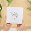 Wife Birthday Card Romantic Card for Wife Love Greeting Card Special Wife Birthday Gift Heartfelt Message Card for Her