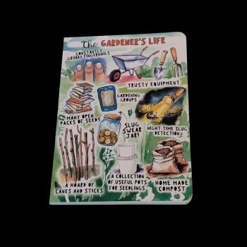 Gardener | A5 Lined Notebook | Notepad