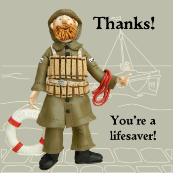 You're a lifesaver - Victorian lifeboatman
