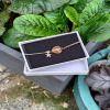 Carnelian Crystal Sterling Silver Drawstring Bracelet
