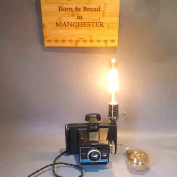 Vintage Camera Lamp - Polaroid Colour Pack 2