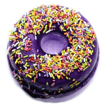 Blackberry and Almond Donut Bath Bomb