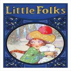 Little Folks Christmas Annual 1917 - a 17.5 x 12.5cm Christmas Card from Holy Mackerel's Alternative Image Range of Festive Designs.