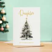 Christmas Card For Daughter Card Xmas Card for Daughter Christmas Card for Loved One Daughter Card Christmas Tree Card