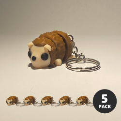 Baby Hedgehog Keyring Pack (x5)