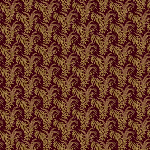 PALM COURT - CRIMSON/GOLD