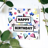Happy Birthday Card, Quirky Birthday Card