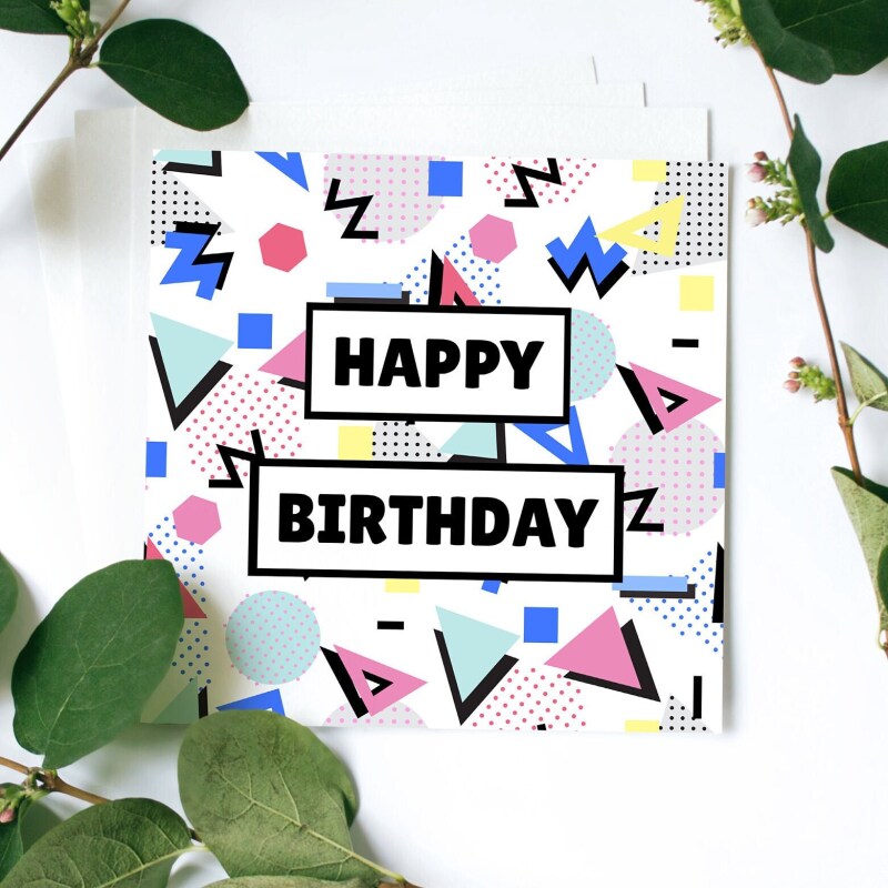 Happy Birthday Card, Quirky Birthday Card