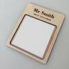 Personalised Sticky Note Holder / Teacher gift Thank you End of Term Gift / Sticky note holder /Personalised office gift Stationery. - Font 1 - Pink