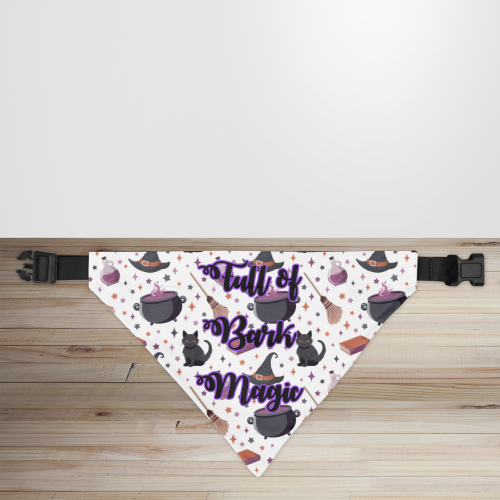 'Full of Bark Magic' Halloween Dog/Puppy Bandana