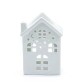 White Ceramic Wax Melt Burner | Oil Warmer