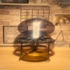 Vintage brass No 55 camping cooker - converted to electric - Made in England