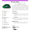 Green Jade and Iridescent Tree of Life Charm