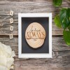 Engagement gifts. Proposal decorations. Engaged sign. Engagement present for date of engagement. Unique wedding gift for couple. - White