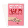 Happy Galentine's Day - Self Care Guide - A5 Portrait - 1 Card