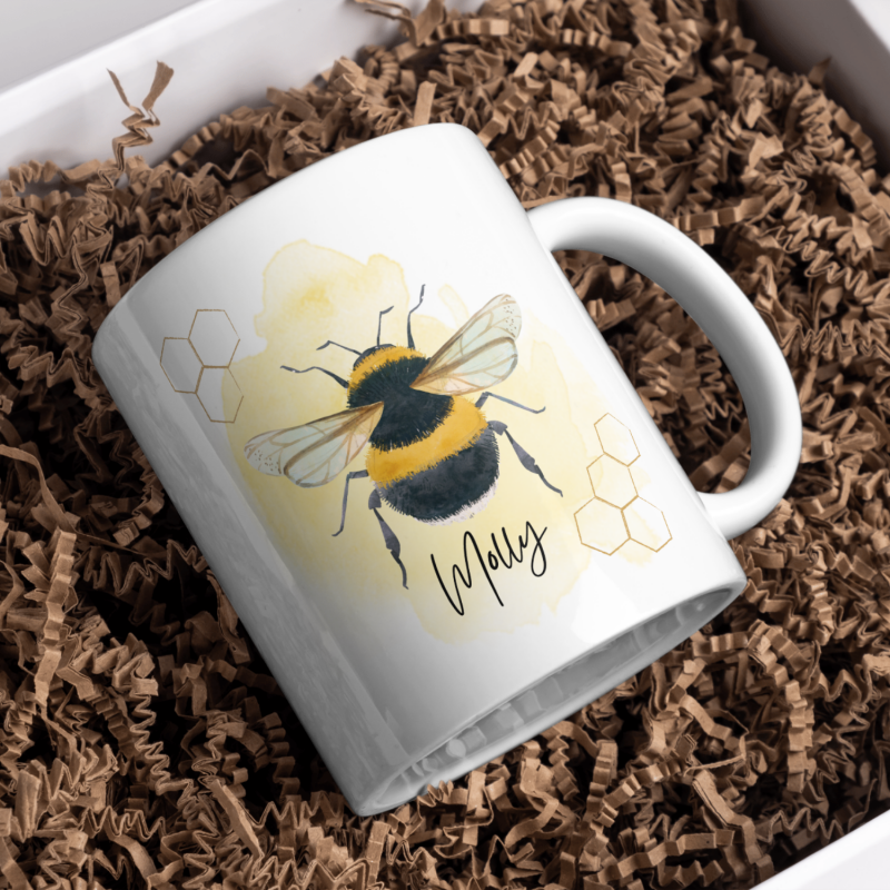 Personalised Bee Mug