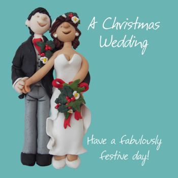 Wedding at Christmas Wedding Card