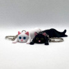 Cat Keyring - Black
