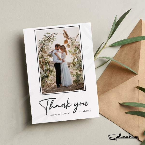 Wedding Thank You Cards - Thank You Wedding Photo